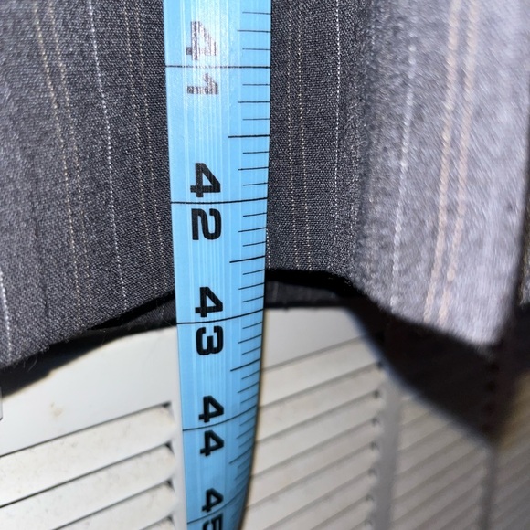 S.C. Basics women’s grey pinstripe dress slacks size 12 - Picture 3 of 6